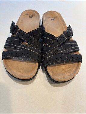 Ozark Trail Women’s Black Multi-Strap Slide Sandals